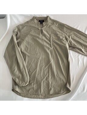 Rail Riders Beige Long Sleeve Shirt Large